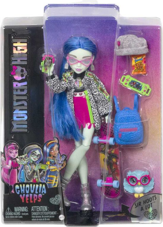 Monster High Ghoulia Yelps Doll with Pet and Accessories