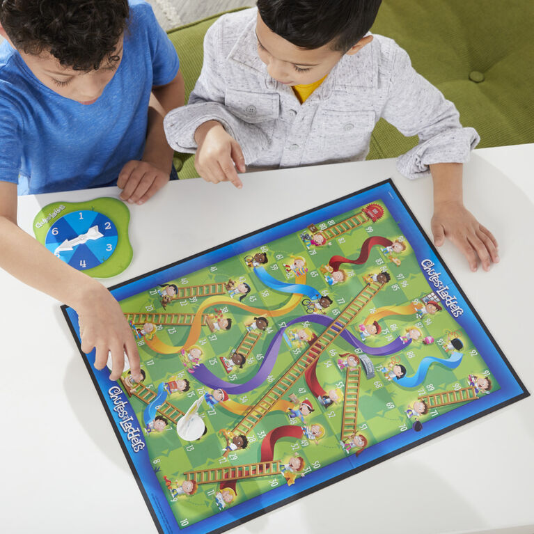 Chutes and Ladders jeu de plateau amusant pour enfants, jeu préscolaire, jeu classique Serpents et échelles