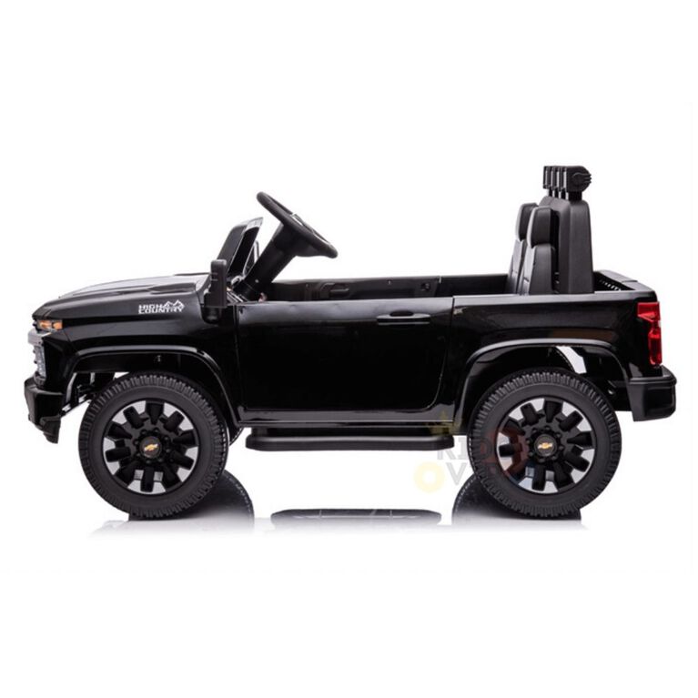 KidsVip 24V Chevrolet Silverado Ride on Truck W/RC - Noir - Édition anglaise