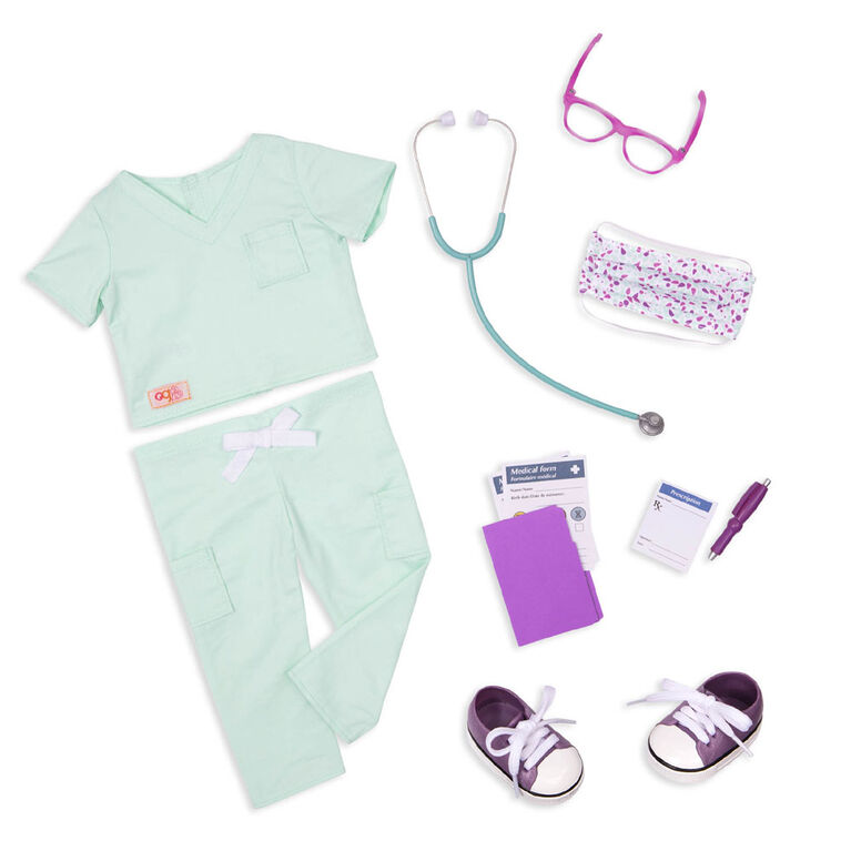 Tenue de docteur pour poupée 46 cm, Sweet Surgeon, Our Generation