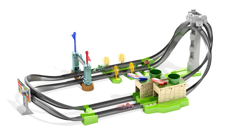 Hot Wheels - Mario Kart - Coffret piste Circuit Mario Simple