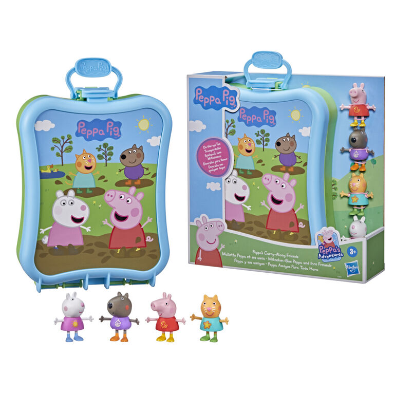 Peppa Pig Peppa's Adventures Peppa's Carry-Along Friends Case Toy