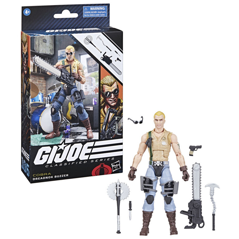 G.I. Joe Classified Series Dreadnok Buzzer, Collectible G.I. Joe Action Figure (6 Inch), 106