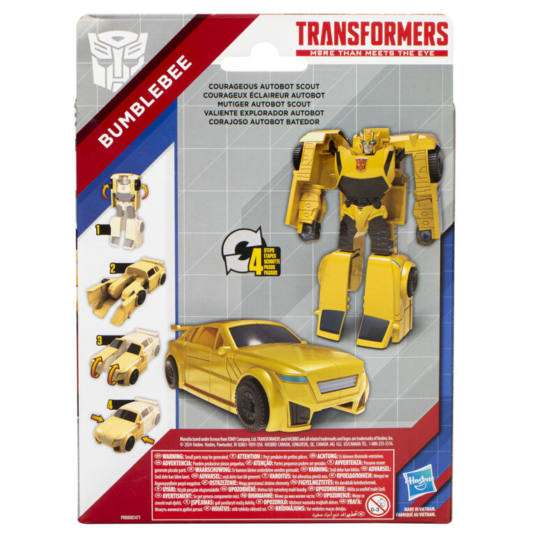 Transformers Generations Toys Authentics Alpha Bumblebee Action Figure 7 Inch