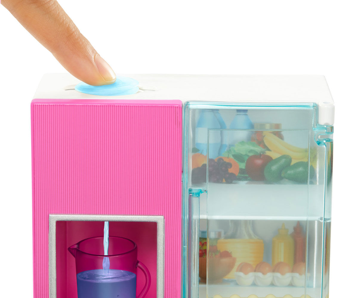 Barbie refrigerator set deals