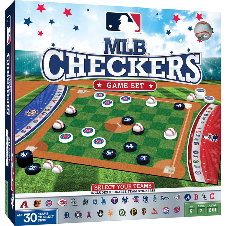 Masterpieces Puzzle Company MLB League Checkers - English Edition