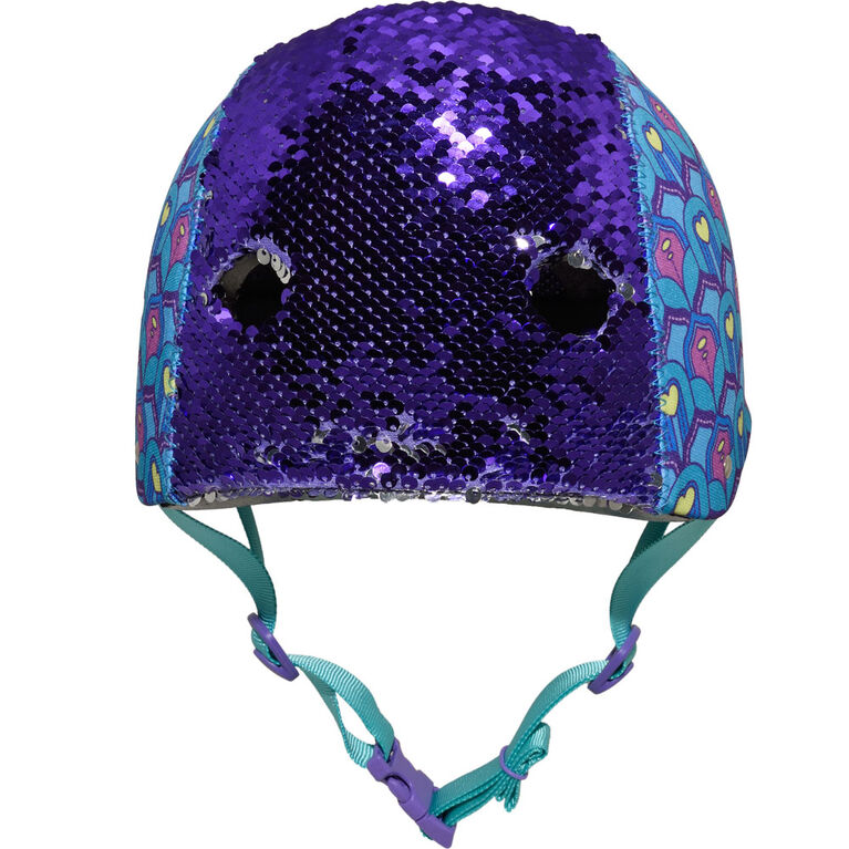 Krash - Youth Feather Flip Multisport Helmet - Blue/Purple (Fits head sizes 54 - 58 cm)