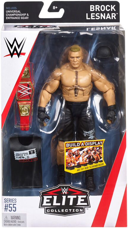 WWE - Collection Elite - Figurine articulée - Brock Lesnar.