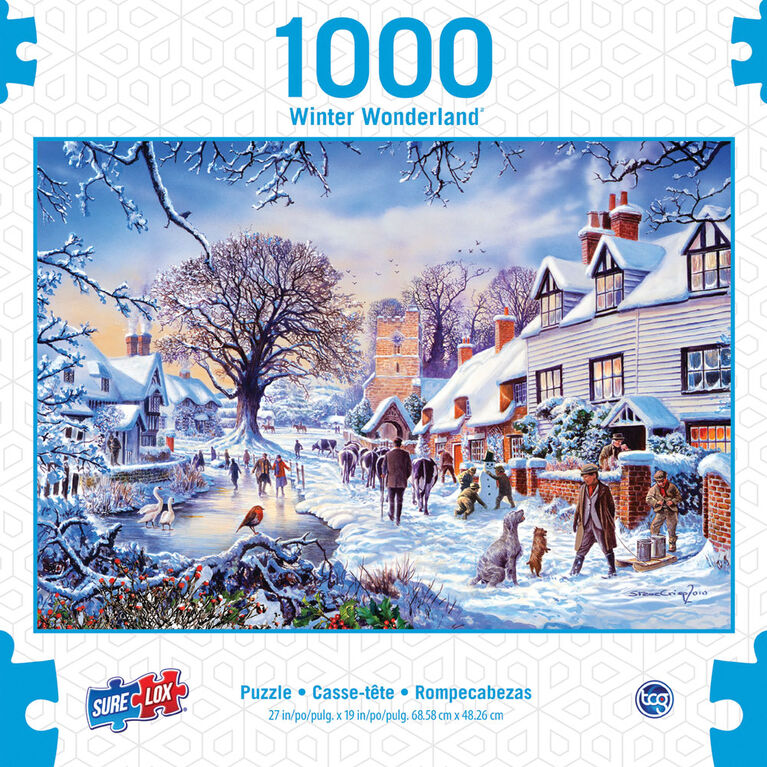 Sure-Lox Winter Wonderland Assorted 1000 Piece Puzzles