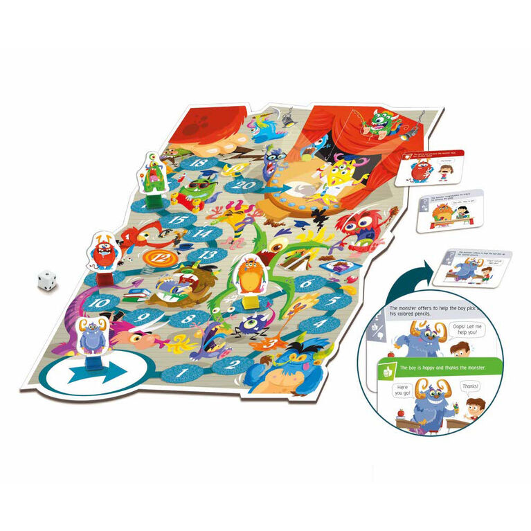 L'École des Monstres - Placote - jeu éducatif - Édition anglaise