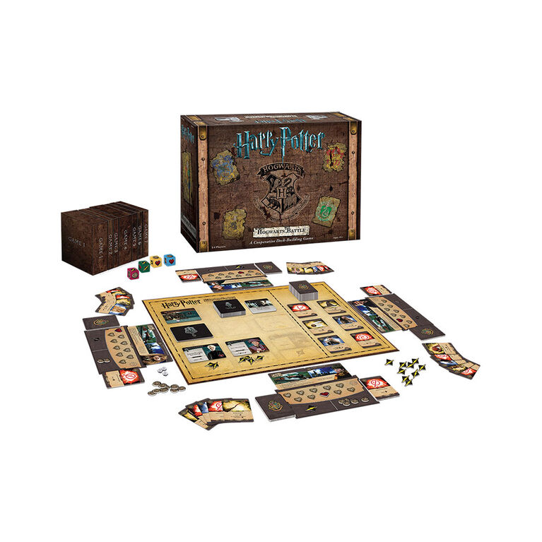 USAopoly Harry Potter Hogwarts Battle: A Cooperative Deck-Building Board Game - English Edition