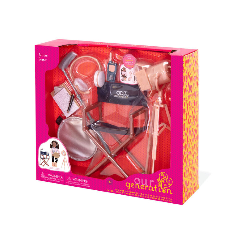 Our Generation, Set The Scene, Movie Accessory Set for 18-inch Dolls