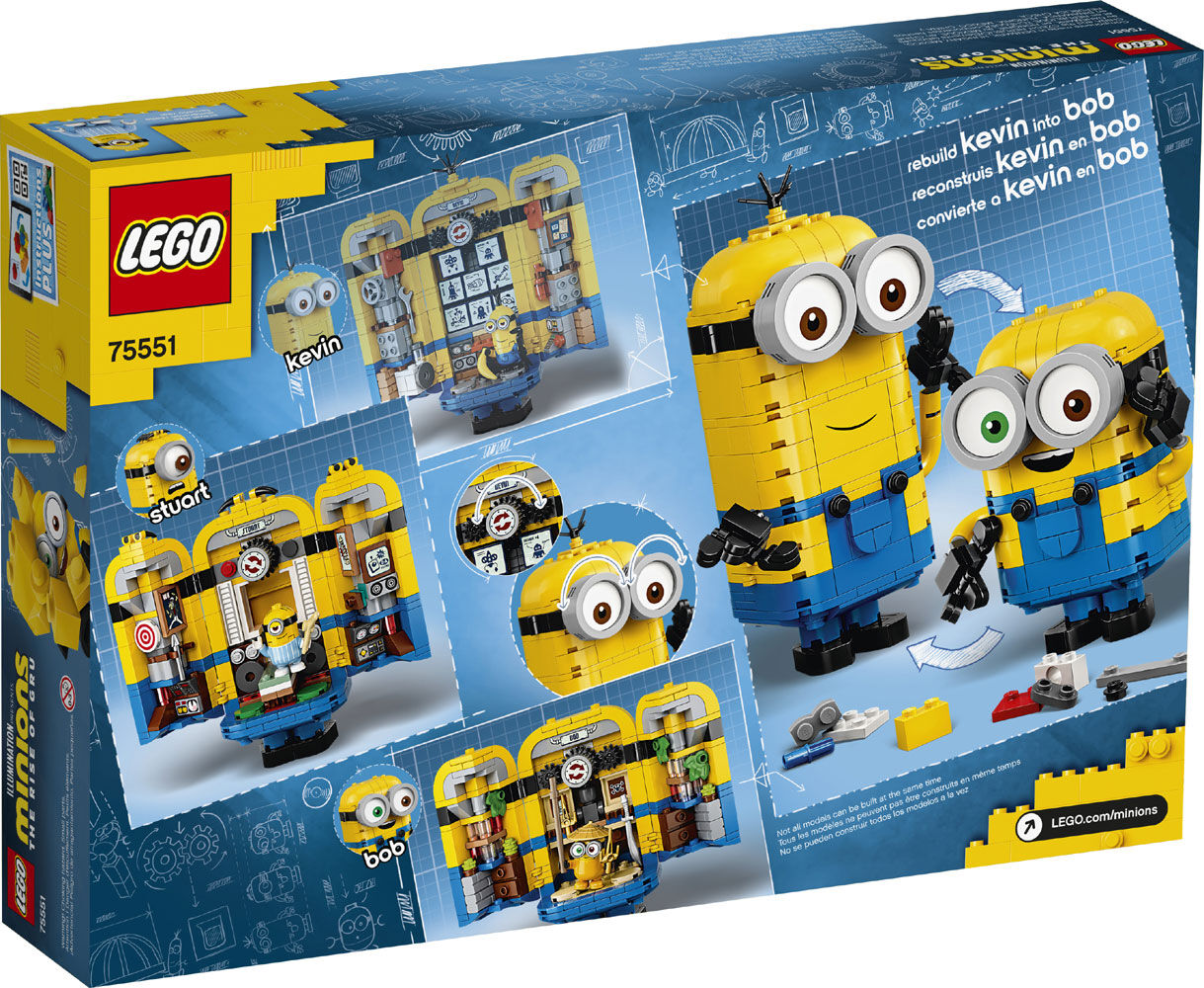LEGO Minions Les maxi Minions et leurs repaires 75551 876 pi ces