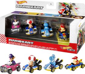 Hot Wheels- Mario Kart - Coffret de 4