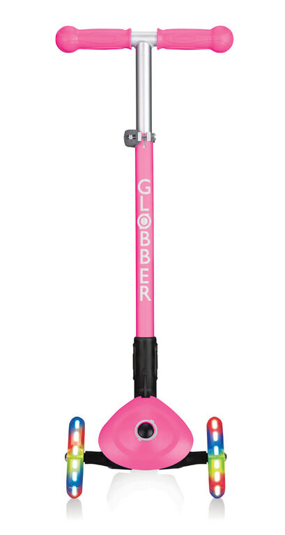 Primo Foldable Light-Up Scooter - Deep Pink