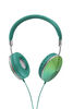 Art + Sound Iridescent Headphones with Mic, Teal