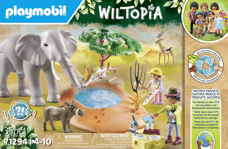 Playmobil - Wiltopia - Explorateurs avec animaux de la savane