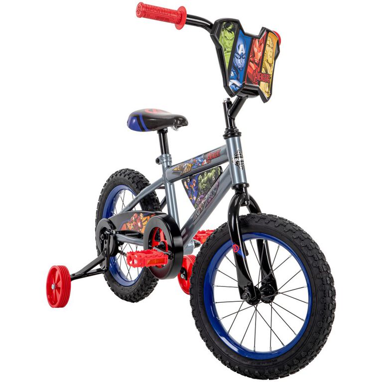 Marvel Avengers 14-inch Bike Charcoal Grey, by Huffy