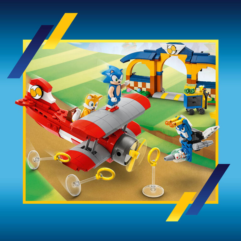 LEGO Sonic the Hedgehog Le labo de Tails et l'avion Tornado 76991 (376 pièces)