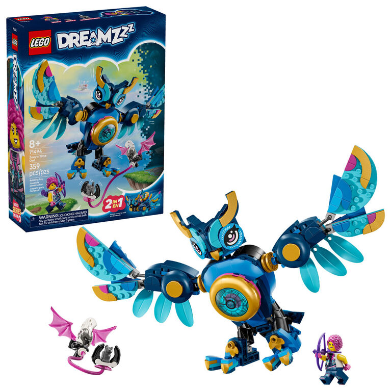 LEGO DREAMZzz Zoey's Time Owl Building Toy for Kids, Girls & Boys, Ages 8+ - Pretend Play Set - 71494