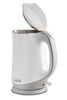Brentwood Cool Touch 1.7L Stainless Kettle, White