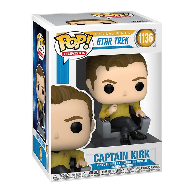 Funko POP! TV: Star Trek - Captain Kirk In Chair