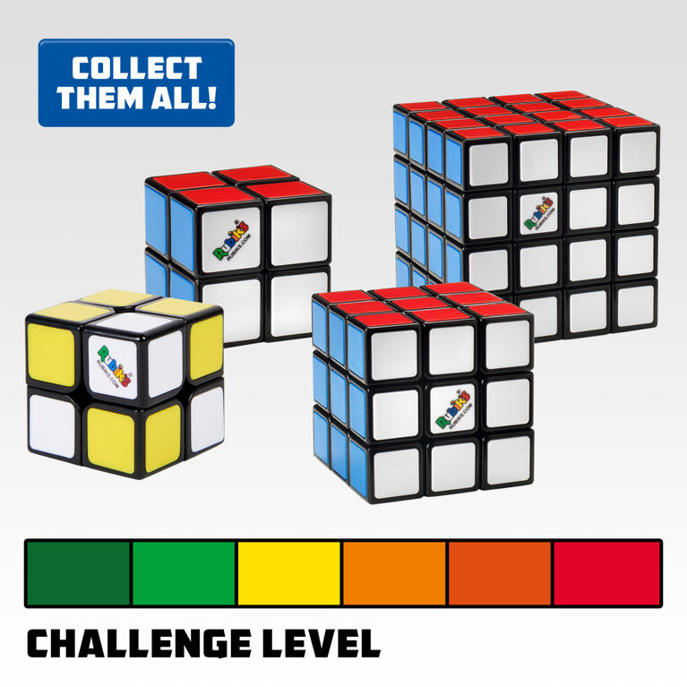 Rubik's, Cube d'apprentissage, Apprenez à résoudre un cube 3x3 avec des autocollants, un guide et des vidéos | Jeu à manipuler antistress | Cube à manipuler pour adultes