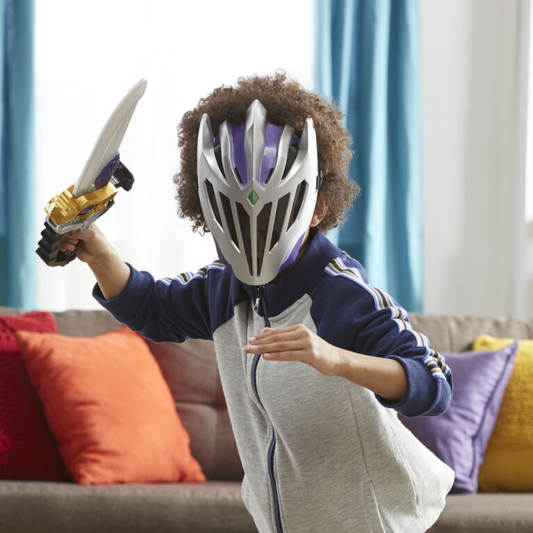 Power Rangers Dino Fury Void Knight Gear Up Pack, Includes Mask and Saber