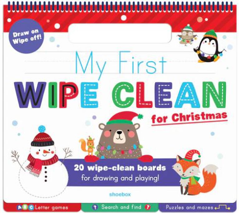 My First Wipe Clean For Christmas - French Text