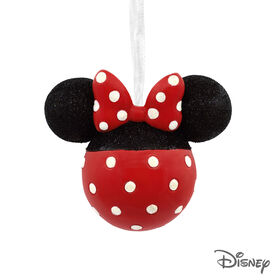 Hallmark Disney Minnie Mouse Glittery Icon Christmas Ornament