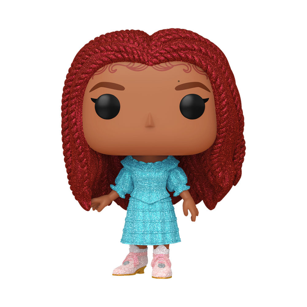 Ariel en robe bleu hot sale