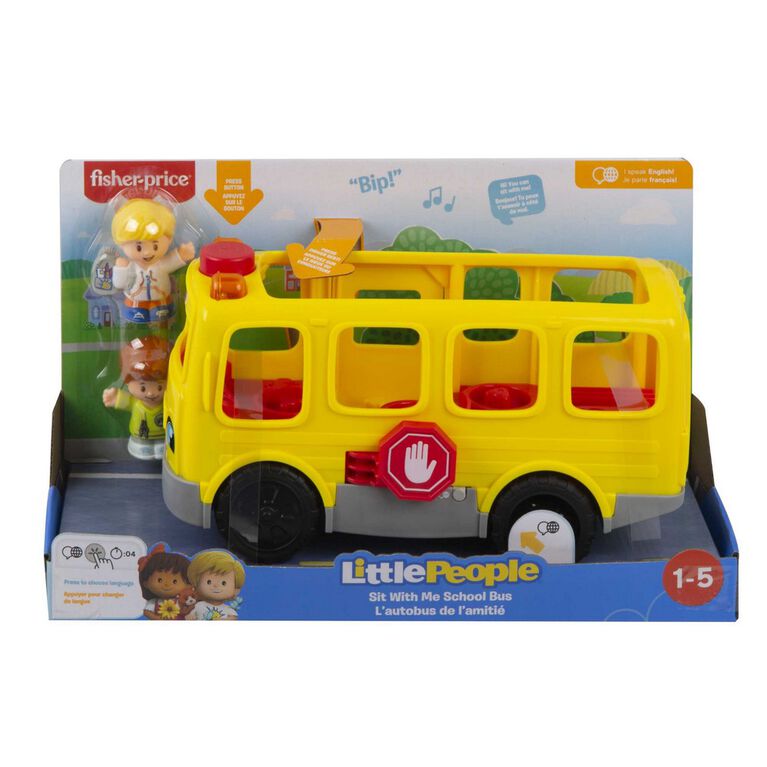 Fisher-Price Little People Sit with Me School Bus - Bilingual Edition