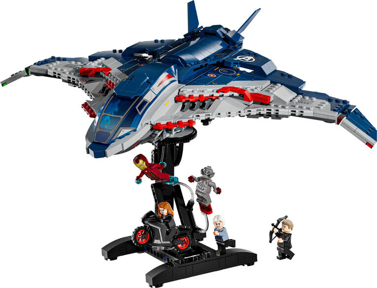 LEGO Marvel Avengers: Age of Ultron Quinjet - Kids Toy With Collectible Marvel Action Figures - 76325