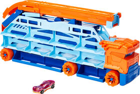 Hot Wheels - Ville - Transporteur avec pente de vitesse, 1 véhicule