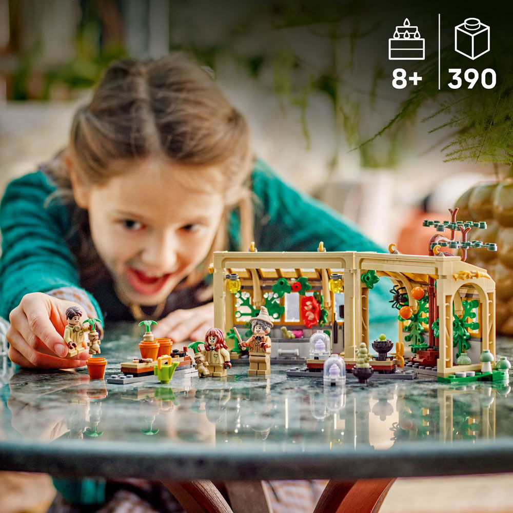 LEGO Harry Potter Hogwarts Castle: Herbology Class Kids Toy. 8+ - Pretend Play Building Toy - 76445