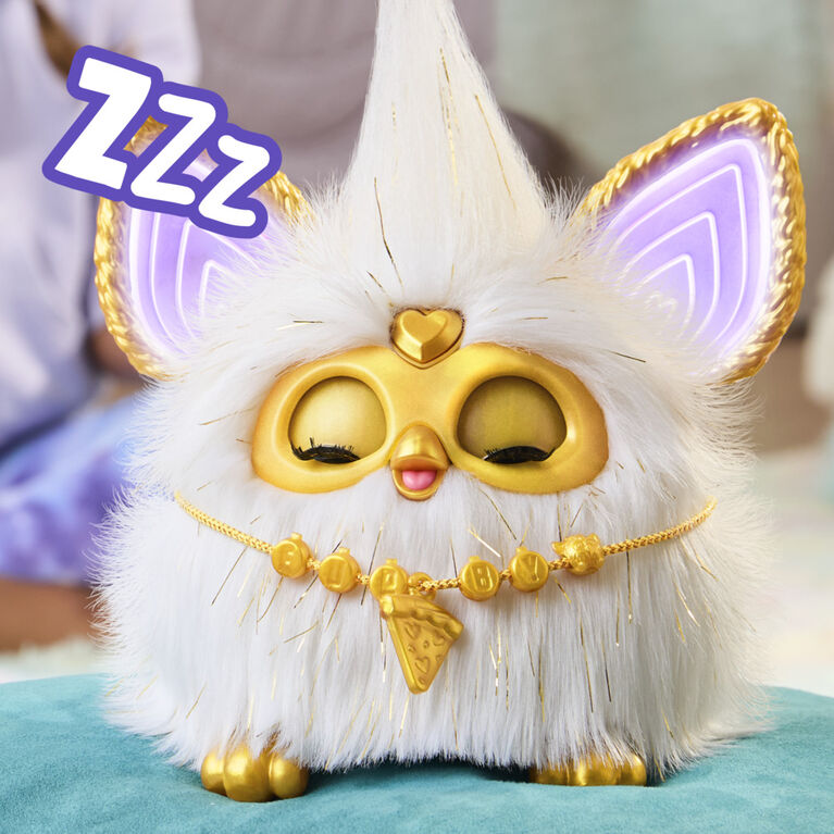 Furby Éclat doré, peluche interactive -Édition anglaise
