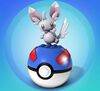 Mega Pokemon Minccino Construction Set with character figures (27 Pieces)