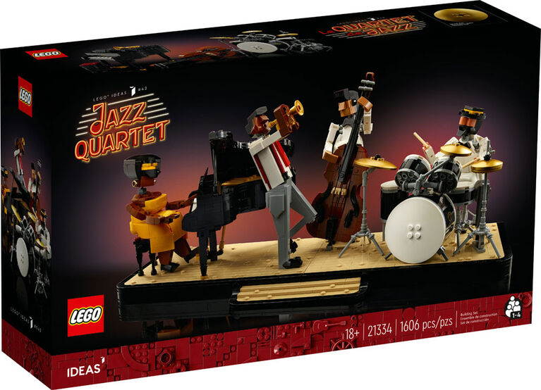 LEGO Ideas Le quartet de jazz 21334 Ensemble de construction pour adultes mélomanes (1 606 pièces).