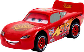 Disney and Pixar Cars Moving Moments Lightning McQueen Toy Car with Moving Eyes and Mouth