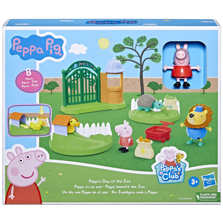 Peppa Pig Toys Peppa's Day at the Zoo Playset