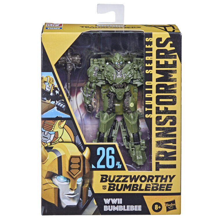 Transformers Toys Studio Series Deluxe Class 26BB WWII Bumblebee Tranformers: The Last Knight Action Figure