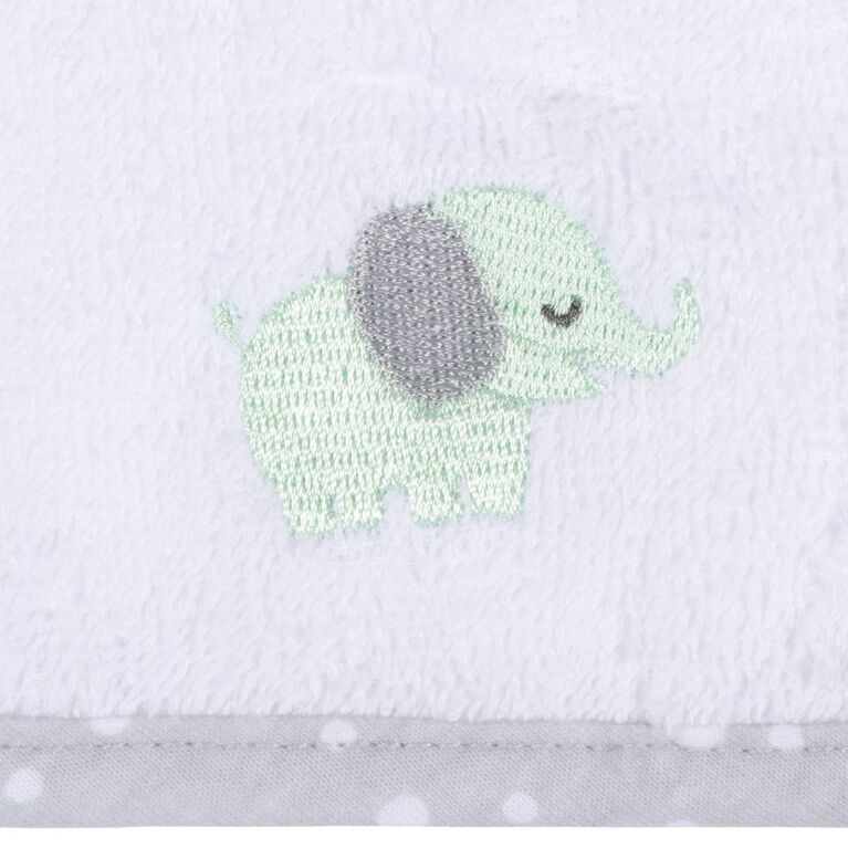 Koala Baby - Débarbouillette Tissée Grise - Paquet de 6