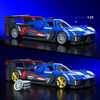 Mattel Brick Shop Hot Wheels Cadillac Project GTP Hypercar Building Toy Kit (236 Pieces), for Collectors