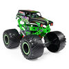 Meccano Junior, Official Monster Jam Grave Digger Monster Truck STEM Model Building Kit with Pull-back Motor