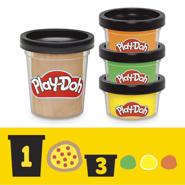 Play-Doh Les Tortues Ninja Four lance-pizza, coffret de pâte à modeler