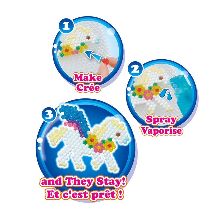 Aquabeads Enchanted World Complete Arts and Crafts Bead Kit fot Children- over 1,000 beads and Display Stand