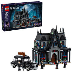 LEGO Mercredi La Maison de Morticia, Marchandise d'Halloween, Ensemble de Construction de Modèle, Activité pour Enfants 76786