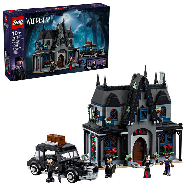 LEGO Mercredi La Maison de Morticia, Marchandise d'Halloween, Ensemble de Construction de Modèle, Activité pour Enfants 76786