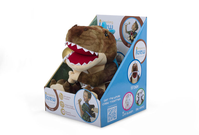 Singing Machine - Plush Sing Along - Lil Rex - English Edition