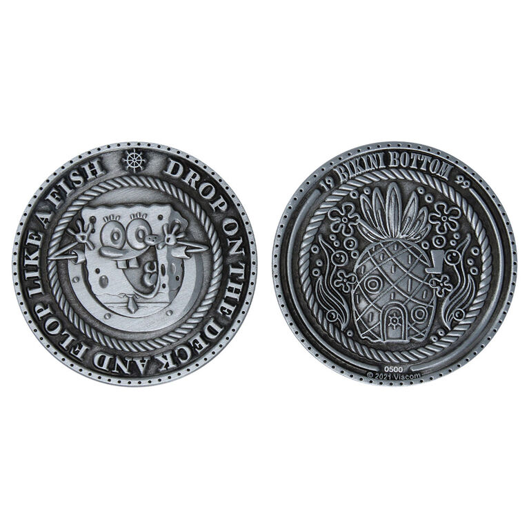 Pièce de collection Bob l'éponge en édition limitée